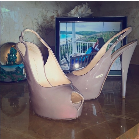 Giuseppe peep toe pumps - Picture 4 of 8